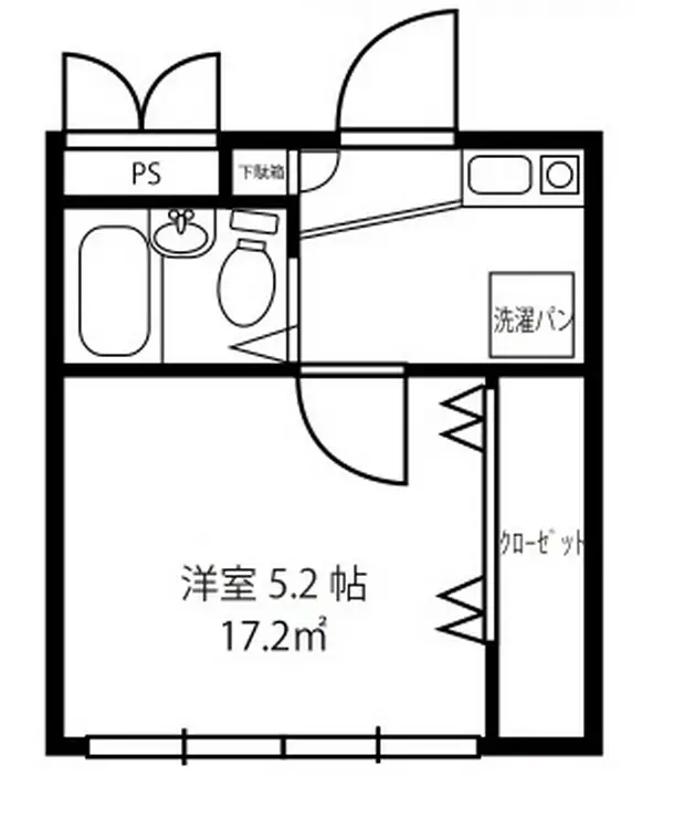 マグノリア東中野 1階階 間取り