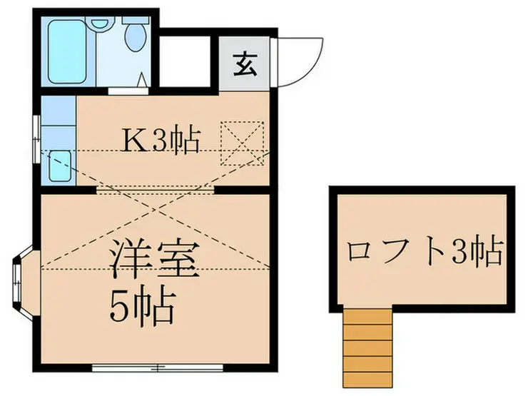 野方青和ハイム 2階階 間取り