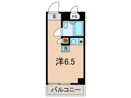パレ・ドール本郷(ワンルーム/6階)の間取り写真