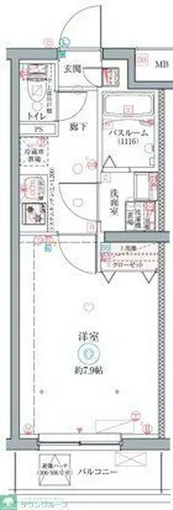 MFPRコート代官山 5階階 間取り