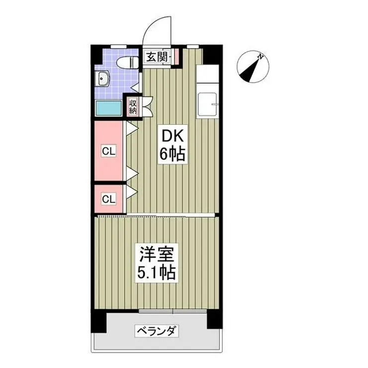 行徳マンション 7階階 間取り