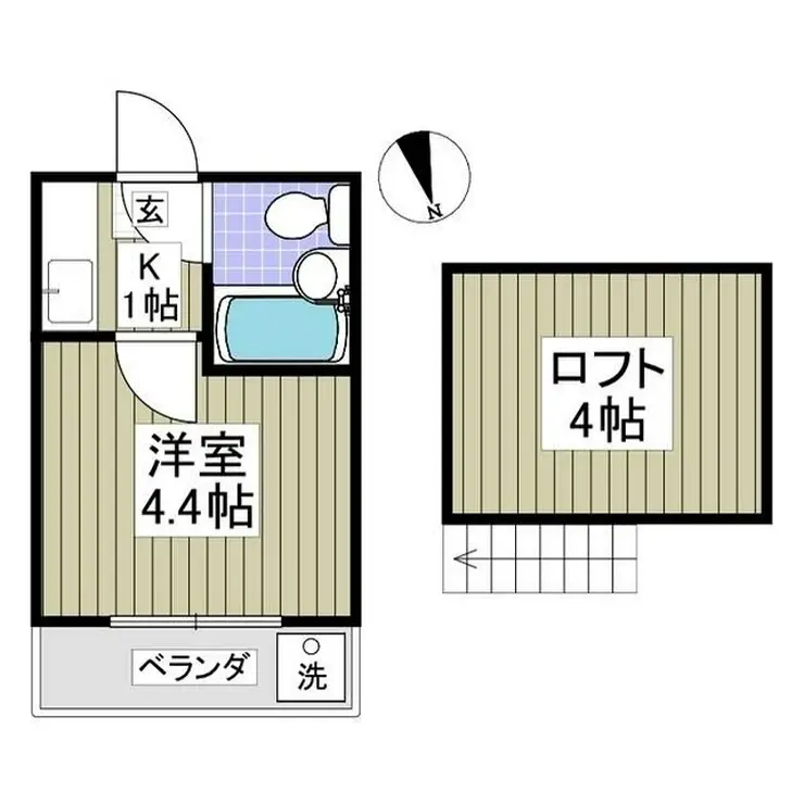 ニューハウス志木 2階階 間取り