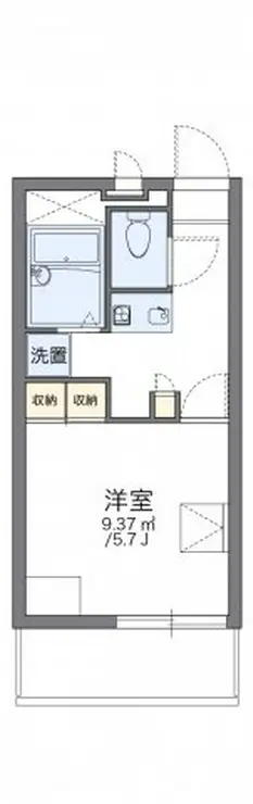レオパレスナルニ 2階階 間取り
