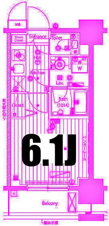 ガーラ・プレシャス川崎 12階階 間取り