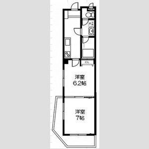 FJ日進通(1SK/3階)の間取り写真
