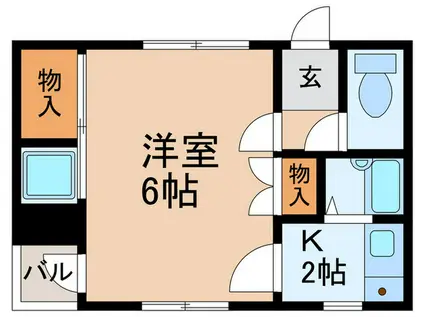 アバンティ泉佐野 4番館(1K/1階)の間取り写真