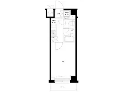 ルーブル大森六番館(1K/5階)の間取り写真