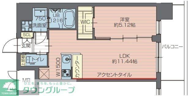 プレジオ川口ASIAN(1LDK/3階)の間取り写真