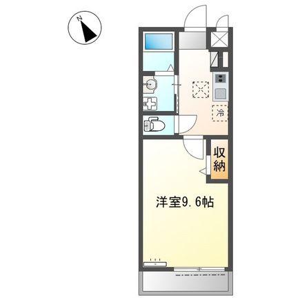 ASAHI TARNAL(1K/1階)の間取り写真