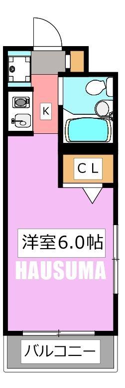 マイナビSTAYパレス北池袋(ワンルーム/4階)の間取り写真