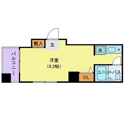 日神パレステージ南池袋(ワンルーム/3階)の間取り写真