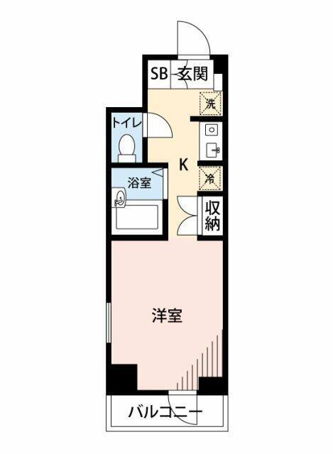 マイナビSTAY神保町(1K/7階)の間取り写真