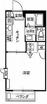 グリーンハイツ(1K/2階)の間取り写真