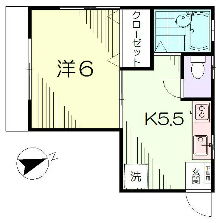 セイコウハイツ自由が丘 1階階 間取り