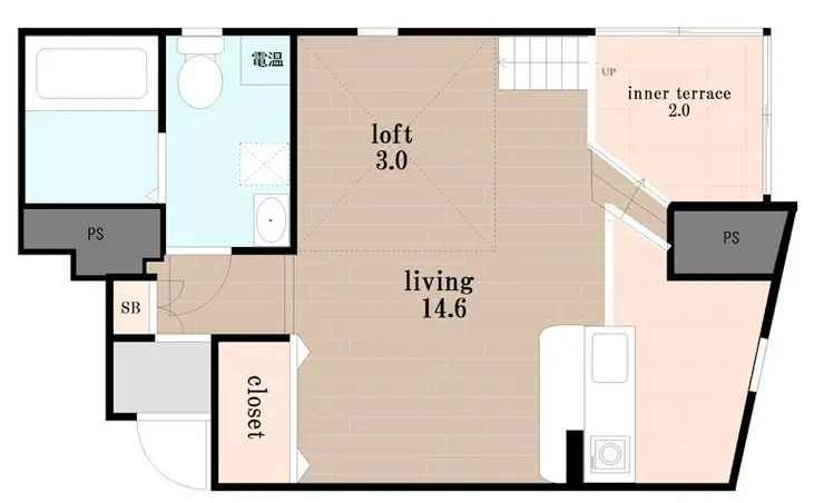 エスペランザ市川 3階階 間取り