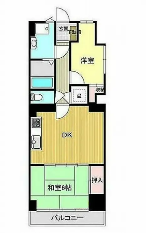 サンライズ熊谷 5階階 間取り