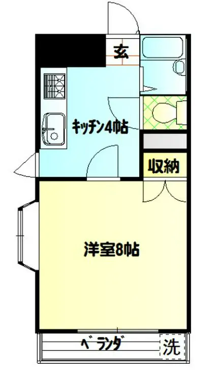 ユニオンハイツ 6階階 間取り