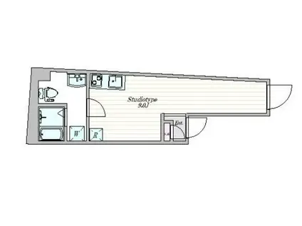 ザ・クラスアーバンス水道橋本郷(ワンルーム/4階)の間取り写真