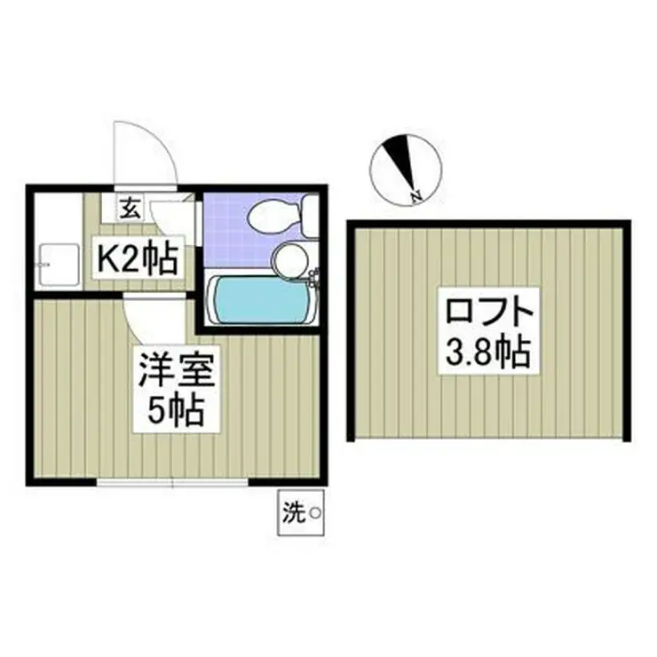 ニューハウス志木 1階階 間取り