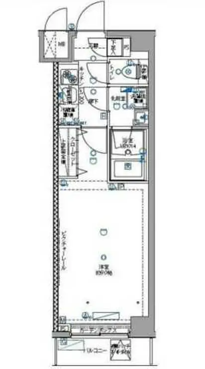 パティーナ蒲田南 1階階 間取り