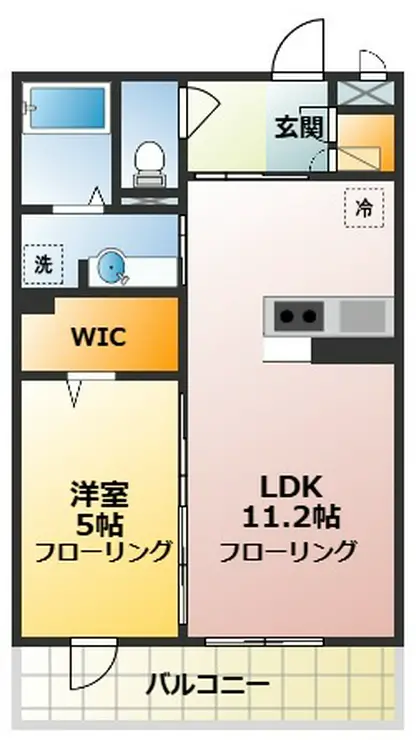 バラディー伏見 3階階 間取り