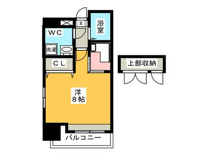 エステート・モア・平尾パージュ(1K/13階)の間取り写真