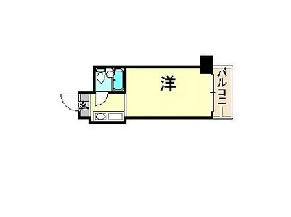 NEOダイキョー神戸元町(ワンルーム/12階)の間取り写真