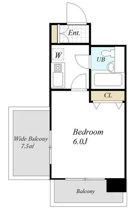 イルヴィアーレ青砥 6階階 間取り