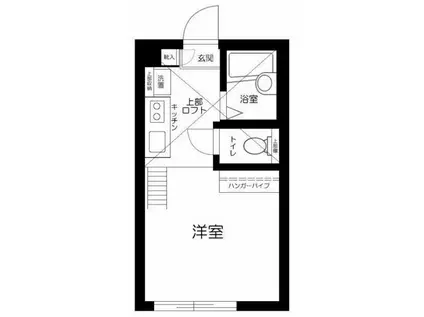 AZEST-RENT羽田X(ワンルーム/1階)の間取り写真