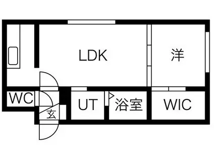 マ・メゾン医大前(1LDK/4階)の間取り写真
