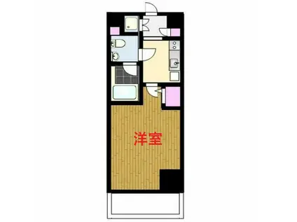 スパシエグランス大森(1K/6階)の間取り写真