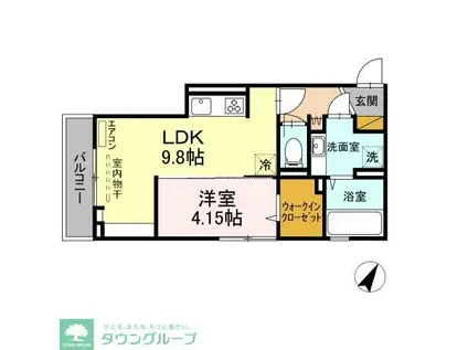 フリードルム本郷(1LDK/3階)の間取り写真