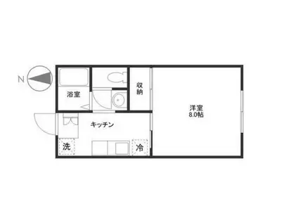 サン・アビリティーズ(1K/3階)の間取り写真