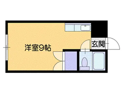 セントラルパレス(ワンルーム/1階)の間取り写真