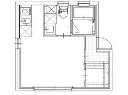 SWAN EBARA NAKANOBU(ワンルーム/2階)の間取り写真
