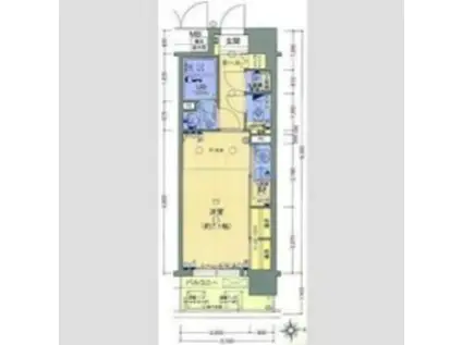 LUMINOUS新大阪(1K/3階)の間取り写真