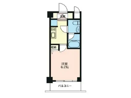 LASANTE品川シーサイドI(1K/4階)の間取り写真