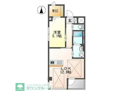 グランドパレスII(1LDK/3階)の間取り写真