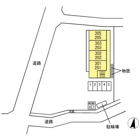 ファインビューVII(2LDK/3階)の間取り写真