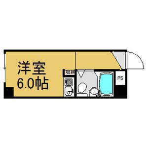 ハートイン徳川園(ワンルーム/3階)の間取り写真