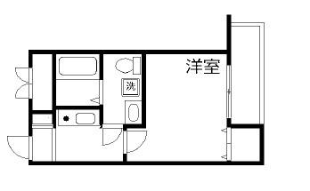 MY江之子島マンション(1K/7階)の間取り写真