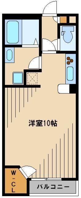 レオネクスト松軒(1K/1階)の間取り写真