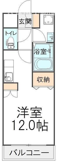 モアル ヤタ藤(ワンルーム/1階)の間取り写真