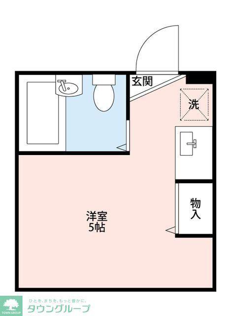ライトマルシェ(ワンルーム/3階)の間取り写真