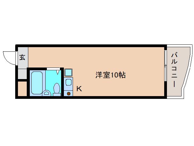 SSKビル(ワンルーム/8階)の間取り写真
