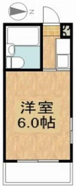 サンコスモ日吉(ワンルーム/4階)の間取り写真