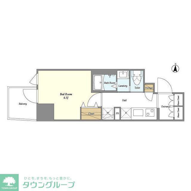 TSレジデンス北上野(1K/13階)の間取り写真