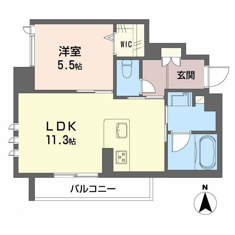 アイ・ヴィラ(1LDK/3階)の間取り写真