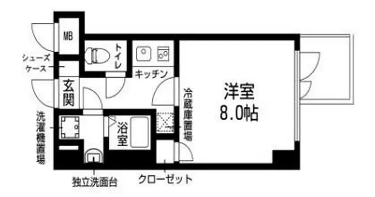 RISING STAGE 3階階 間取り