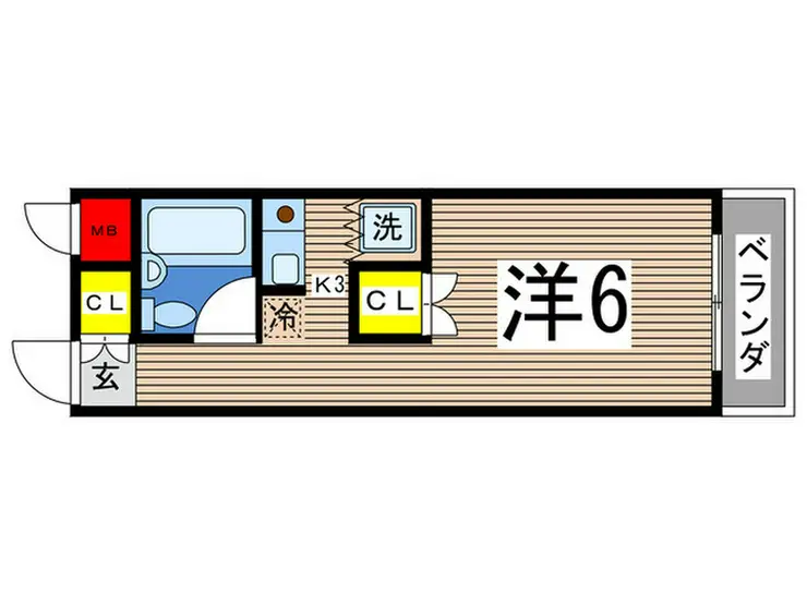 MAC南横浜コート 3階階 間取り